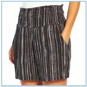 Three Dots Printed Pull On Shorts. Size Small.  New With Tags.